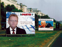 Parteiwahlplakat